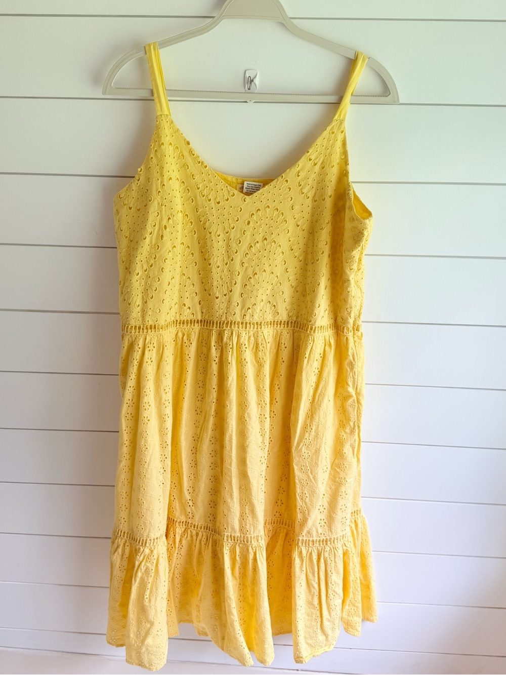 Sweet magnolia poplin yellow dress